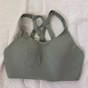 lululemon athletica Olive Green Crisscross Sports Bra